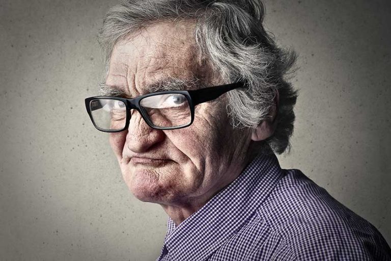 Elderly man's portrait