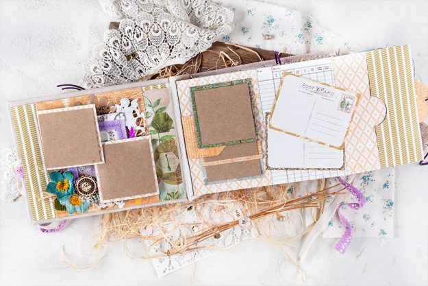 Scrapbooking handmade photo album