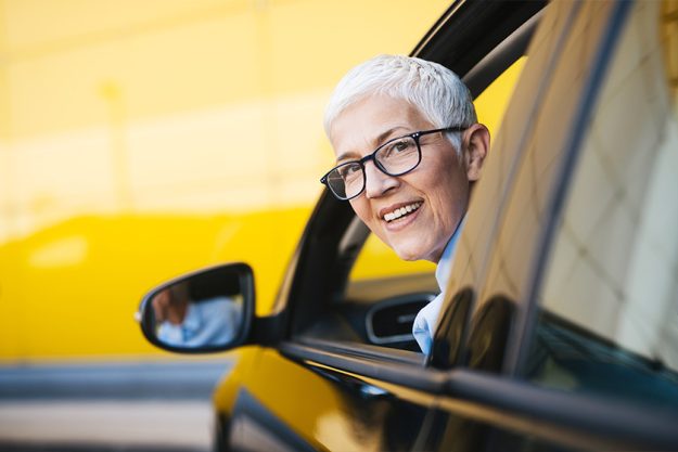 Mature women at car Mature women at car
