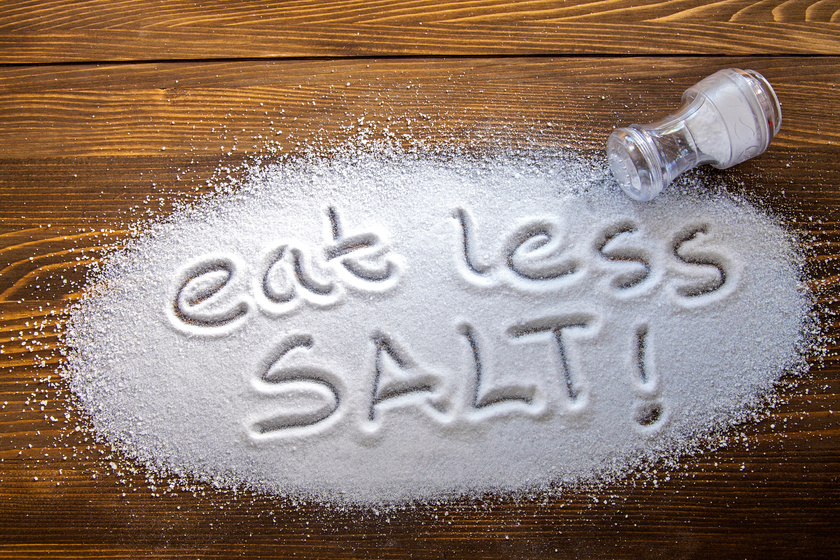Eat less salt – medical concept 4 Ways To Avoid Hypertension In Your Senior Years