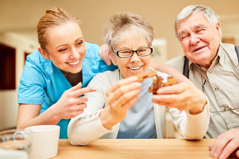 Nursing Ms cared for seniors with dementia