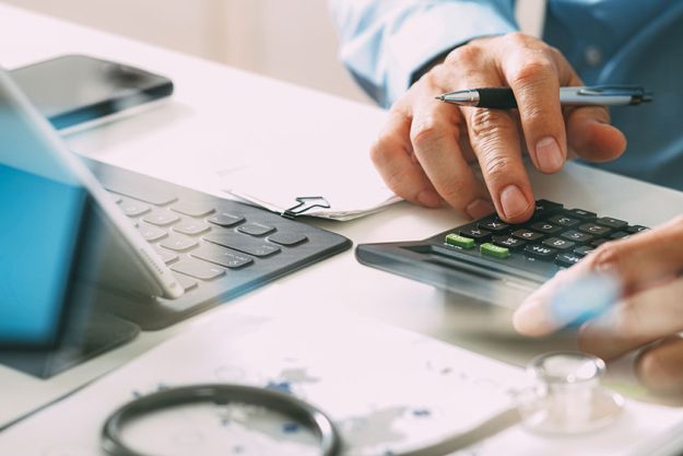 Healthcare costs and fees concept Healthcare costs and fees concept