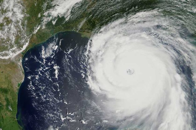 Hurricane Katrina heading towards New Orleans, Louisiana in 2005 Hurricane Katrina heading towards New Orleans, Louisiana in 2005