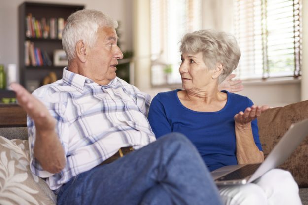 Senior marriage spreading their arms 5 Tips To Help Your Aging Parents Make Tough Care Decisions