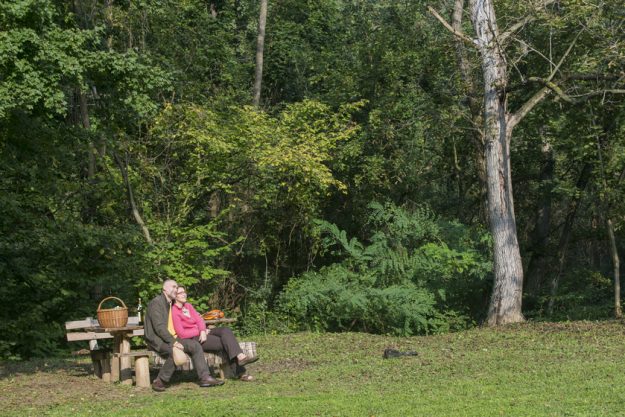 Senior couple at camping Where To Go To Spend Your Day Outdoors While Staying In 55+ Communities In Dallas, TX
