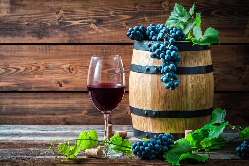 Glass of red wine in a wooden cellar 7 Senior-Friendly Wines To Celebrate Special Occasions In Your 55+ Apartments