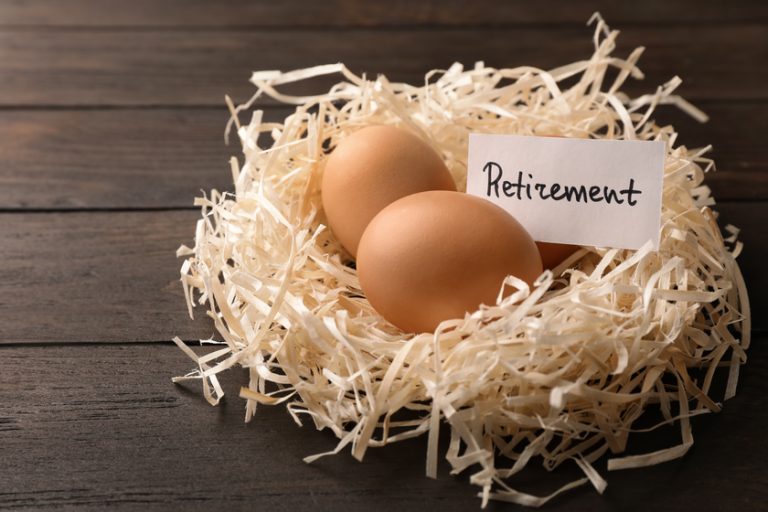 Eggs and card with word RETIREMENT in nest on wooden background. Pension concept Retirement Apartments in Lehigh Acres, FL: 5 Myths Debunked
