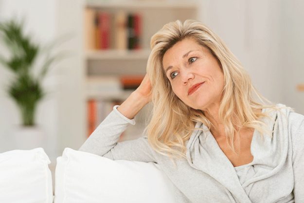 Attractive woman daydreaming Attractive woman daydreaming