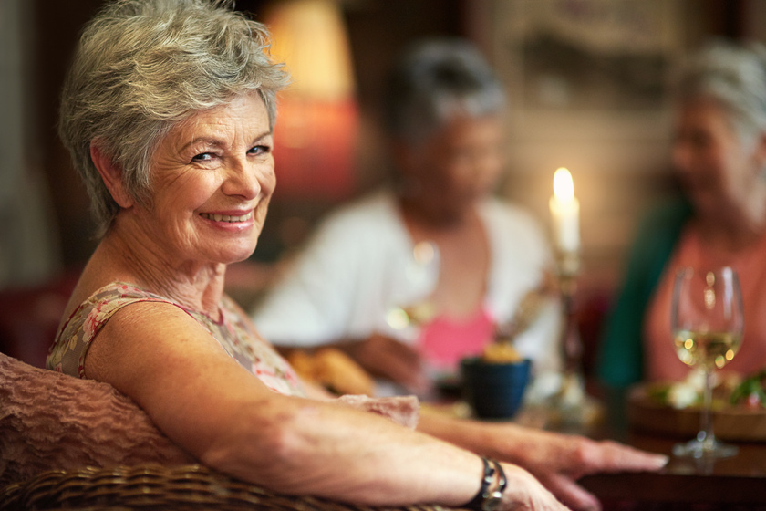 Dinner with the girls, its been our tradition for years. Cropped shot of a group of senior female friends enjoying a lunch date. senior-lifestyle-programs-you-can-find-in-assisted-living-facilities-in-florida