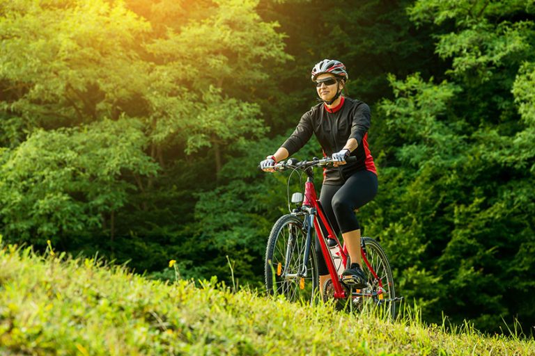 Young biker woman Young biker woman