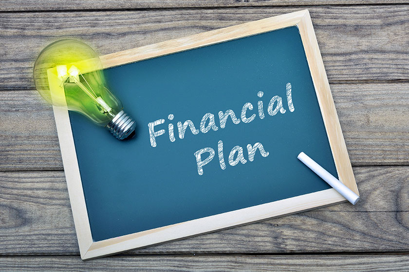 financial plan text on school board