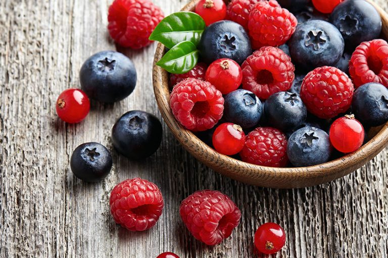 Fresh berries in closeup Fresh berries in closeup