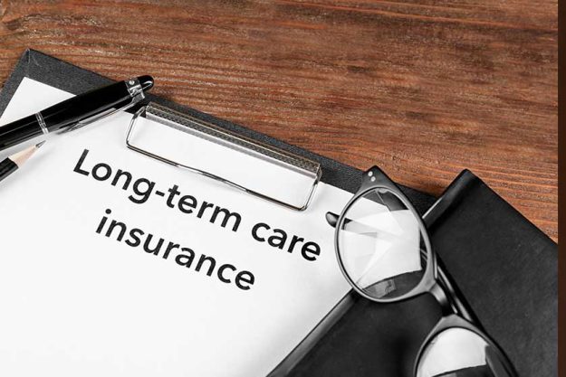 long term care insurance information closeup medical concept