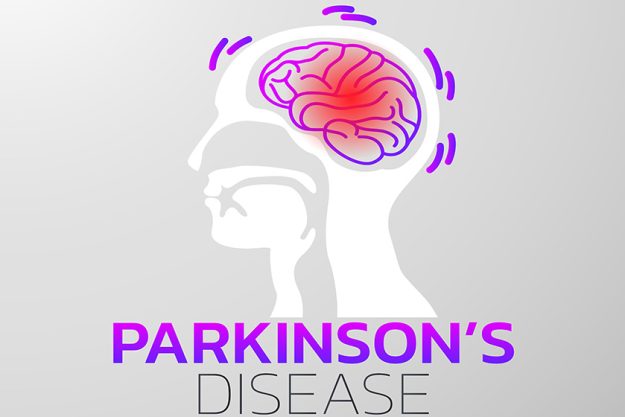 parkinsons disease icon design medical logo vector illustratio
