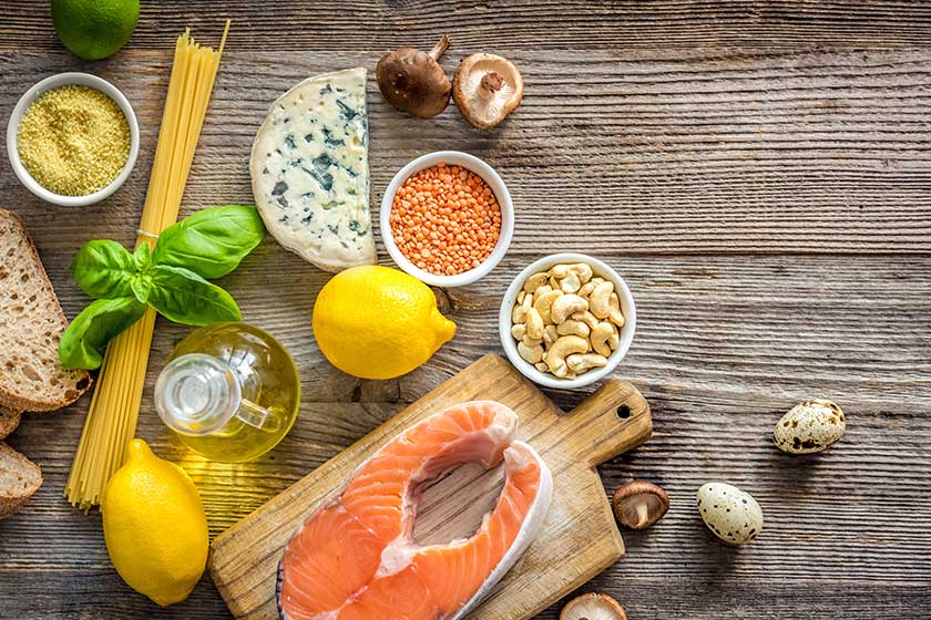 Healthy organic nutritious diet