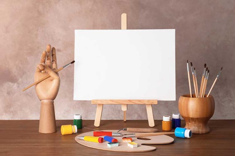Wooden easel blank canvas board painting tools children table color Wooden easel blank canvas board painting tools children table color
