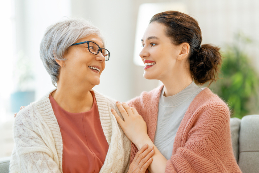 mother and her adult daughter mother and her adult daughter