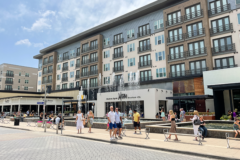 Plano usa may 2021 roadside view local residents hanging out Plano usa may 2021 roadside view local residents hanging out