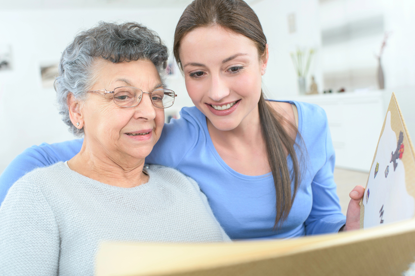 Friendship between grandmother and granddaughter