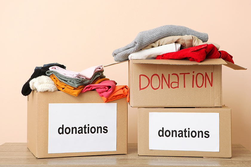 boxes donations necessary things boxes donations necessary things