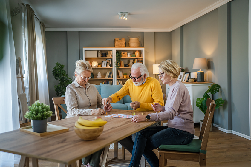 group senior people man woman