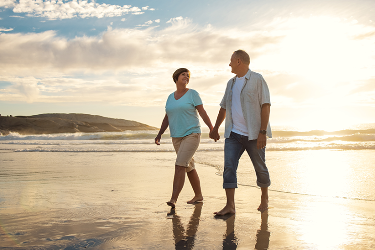 should make more time walks beach mature couple