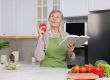 happy woman recipe book